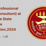 Young Professional at ESIC: Legal Consultant at ESIC 2024