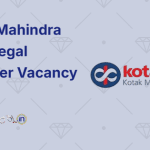 Kotak Mahindra Bank Legal Manager Vacancy 2024