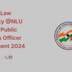 National Law University @NLU Jodhpur Public Relations Officer Recruitment 2024