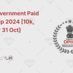 Department for Promotion of Industry and Internal Trade (DPIIT) Government Paid Internship 2024 [10k, Apply by 31 Oct]