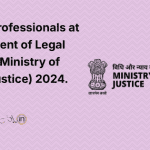 Young Professionals at Department of Legal Affairs, (Ministry of Law & Justice) 2024.