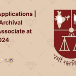 Call for Applications QAMRA Archival Project Associate at NLSIU 2024