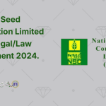 Legal Job National Seed Corporation (NSC) Recruitment 2024