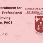 NLSIU Recruitment for Director – Professional and Continuing Education, PACE