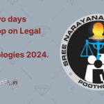 SNLC Two days Workshop on Legal Drafting Methodologies 2024