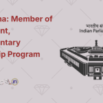 Lok Sabha Member of Parliament, Parliamentary Internship Program 2024.