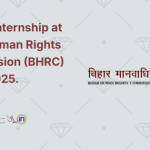 Winter Internship at Bihar Human Rights Commission (BHRC) 2024-2025