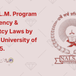 2-Year LL.M. Program in Insolvency & Bankruptcy Laws by NALSAR University of Law 2025.