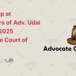 Internship at Chambers of Adv. Udai Khanna 2025 (Supreme Court of India)