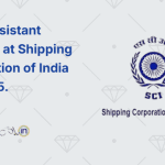Legal Assistant Vacancy at Shipping Corporation of India Ltd. 2025