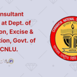 Legal Consultant Vacancy at Dept. of Prohibition, Excise & Registration, Govt. of Bihar by CNLU