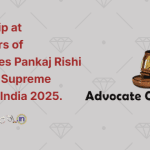 Internship at Chambers of Advocates Pankaj Rishi Krishan, Supreme Court of India 2025.