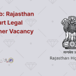 Legal Job Rajasthan High Court Legal Researcher Vacancy 2025.