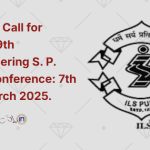 ILS Pune Call for Paper 19th Remembering S. P. Sathe Conference 7th - 8th March 2025