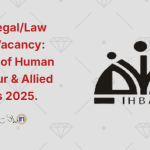 IHBAS LegalLaw Officer Vacancy Institute of Human Behaviour & Allied Sciences 2025