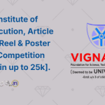 Vignan Institute of Law Elocution, Article Writing, Reel & Poster Making Competition 2025 [Win up to 25k].