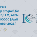 Summer Paid Internship program for ITCS LLBLLM, AI Etc. at I4C @ ICCCC [April to September 2025.]