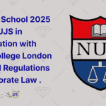 Summer School 2025 by WBNUJS in collaboration with Kings College London Financial Regulations and Coporate Law