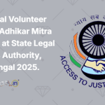 Para Legal Volunteer (PLV) @ Adhikar Mitra Vacancy at State Legal Services Authority, West Bengal 2025