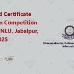 Advanced Certificate Course on Competition Law by DNLU, Jabalpur, Online 2025