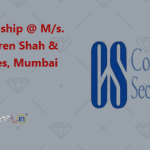 CS Internship @ Ms. Harsh Hiren Shah & Associates, Mumbai