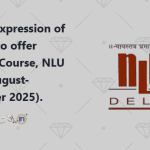 Call for Expression of Interest to offer Seminar Course, NLU Delhi (August-December 2025)