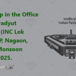 Internship at the Office of Shri Pradyut Bordoloi (INC Lok Sabha MP, Nagaon, Assam) Monsoon Session 2025