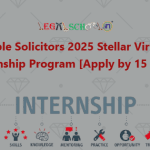 Apple Solicitors 2025 Stellar Virtual Internship Program [Apply by 15 Aug]