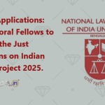 Call for Applications Postdoctoral Fellows to work on the Just Transitions on Indian Streets project 2025.