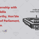Legal Internship with Shri. Maddila Gurumoorthy, Hon'ble Member of Parliament, Lok Sabha.