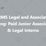ARMS Legal and Associates Hiring Paid Junior Associates & Legal Interns