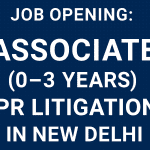 Intellectual Property Rights Law Firm Vacancy