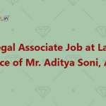 Legal Associate Job at Law Office of Mr. Aditya Soni, AOR, New Delhi