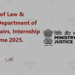Ministry of Law & Justice, Department of Legal Affairs, Internship Programme 2025