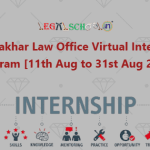 Ravi Gakhar Law Office Virtual Internship Program [11th August 2025 to 31st August 2025]