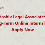 Sadashiv Legal Associates @ Long-Term Online Internship – Apply Now