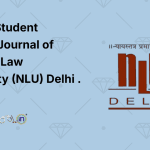 Call for Student Editors Journal of National Law University (NLU) Delhi