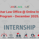 Ravi Gakhar Law Office Invites Applications for Online Internship Program – December 2025