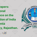 Call for Papers International Conference on the Constitution of India 2025, Faculty of Law, Tantia University, Rajasthan
