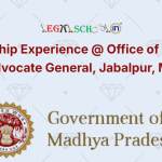 Internship Experience @ Office of Deputy Advocate General, Jabalpur, Madhya Pradesh