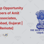Internship Opportunity at Chambers of Amit Patel & Associates, [Ahmedabad, Gujarat Hybrid Remote]