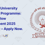 NALSAR University Fair Trial Programme Legal Fellow Recruitment 2025 (Nagpur) – Apply Now