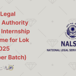 National Legal Services Authority (NALSA) Internship Programme for Lok Adalat 2025 (December Batch)