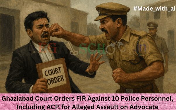 Ghaziabad Court Orders FIR Against 10 Police Personnel, Including ACP, for Alleged Assault on Advocate