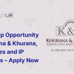 Internship Opportunity at Khurana & Khurana, Advocates and IP Attorneys – Apply Now for November 2025
