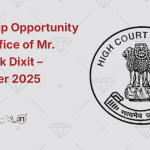 Internship Opportunity at the Office of Mr. Shashank Dixit – December 2025