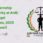 Legal Internship Opportunity at Ardh Sainik Legal Associates, 2025 (Apply Now!)