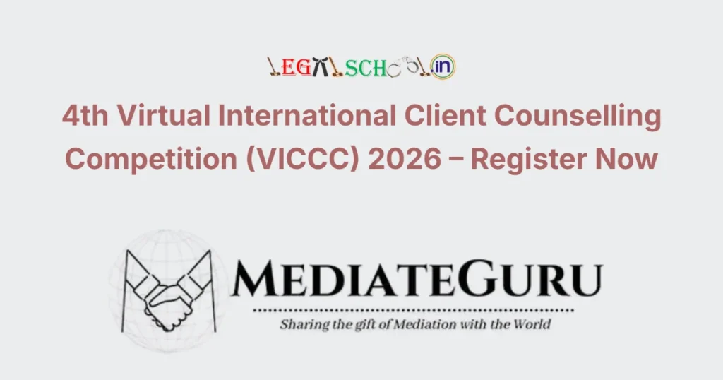 4th Virtual International Client Counselling Competition (VICCC) 2026 – Register Now