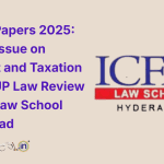 Call for Papers 2025 Special Issue on Antitrust and Taxation Laws IUP Law Review & ICFAI Law School Hyderabad