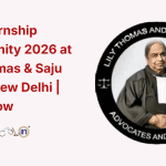 Law Internship at Lily Thomas & Saju Jakob, New Delhi, 2026